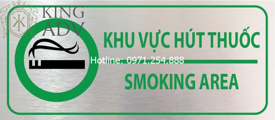 Biển khu vực hút thuốc